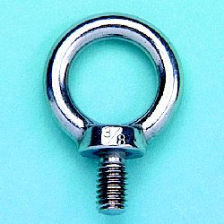 Aexit 304 Stainless Chain & Rope Fittings Steel Machinery Shoulder Lifting Eye Bolt M20 Wire Rope Clips x 100mm Aexit 304 Stainless Chain & Rope Fittings Steel Machinery Shoulder Lifting Eye Bolt M20 Wire Rope Clips x 100mm