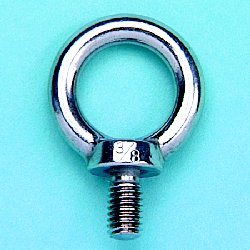 10Pieces Expansion Eyebolt Stainless Steel Ring Lifting Bolt 304 Stainless Steel Closed Hook Anchor Eye Bolt M6x80 