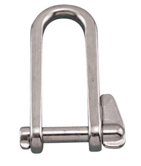 Long D Shackle Shackle w/ Key Pin