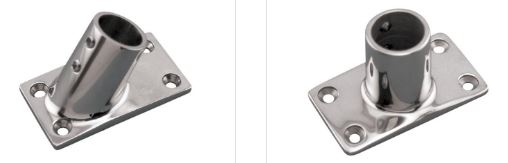 Rail Fittings, Rectangular Base