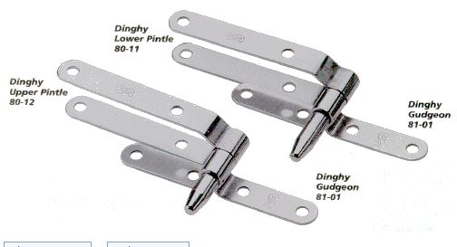 Pintles & Gudgeons, Dinghy/Keelboat