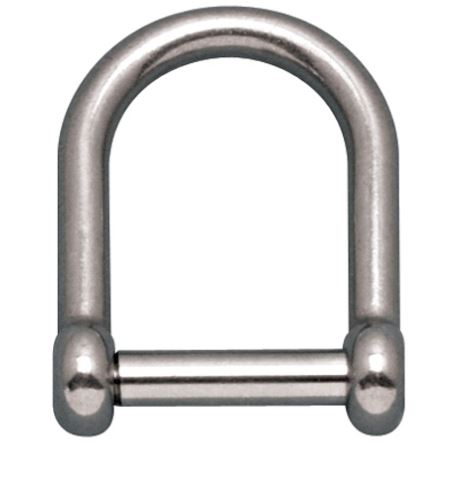 Wide D Shackle With No-Snag Pin