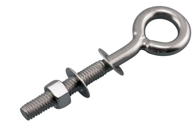 thumbnail image 2 of SecureFix Direct 10mm Stainless Steel Ring Eye Bolt – Long Shank – Marine Grade 2 of 5
