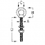 Stainless Steel Heavy Duty Special Eyebolt 5/8 x 6"