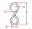 Stainless Steel Welded "S" Hook 1/4