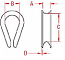 5/8" Stainless Steel Heavy Duty Thimble