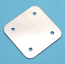 Stainless 3"x3" Square Pad Eye Backing Plate for S3704-0000