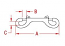 Stainless Steel Double End Bolt Snap 3-1/2"