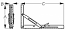 Bracket, Folding Table Light Duty