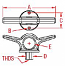 Stainless Steel Lift Eye Cleat 7