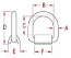 1/2" Weld-on Lashing Ring