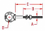 M16 x 6.0" Stainless Metric Shoulder Eye Bolt