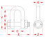 5/16" Stainless Steel Bolt Chain Shackle