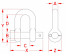 5/8" Stainless Steel Round Pin Chain Shackle