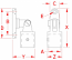 Stainless Steel Multi-Directional Deck Hinge & Top Cap 7/8"