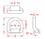 0.50" Bent Weld-On Lashing Ring