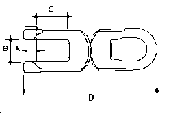 Stainless Steel Heavy Duty Eye & Jaw Swivel 3/8