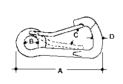 Stainless Steel Harness Clip (Wire Lever) 1/2 Stainless Steel Harness Clip (Wire Lever) 1/2