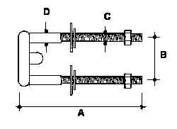 Stainless Steel Ski Tow Ring (Transom Mount) 2-1/2'' Stainless Steel Ski Tow Ring (Transom Mount) 2-1/2''