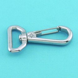 Stainless Steel Web Clip w/Swivel, Bimini 2" Stainless Steel Web Clip w/Swivel, Bimini 2"