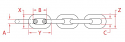 1/2" Stainless Steel Lifting Chain 1/2" Stainless Steel Lifting Chain