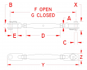 5/8" Stainless Steel Turnbuckle (Closed Body) Toggle & Toggle 5/8" Stainless Steel Turnbuckle (Closed Body) Toggle & Toggle