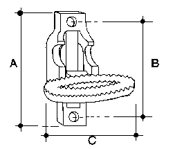Stainless Steel Folding Boat Step 4-3/8"