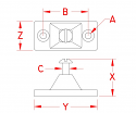 Stainless Steel Side Deck Hinge Stainless Steel Side Deck Hinge