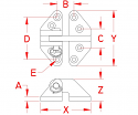 3" Stainless Steel Hatch Hinges (flat mount) 3" Stainless Steel Hatch Hinges (flat mount)