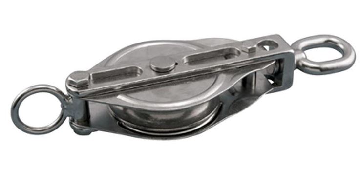 Stainless Steel Swivel Eye Block with 1 Sheave