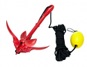 1.5 lbs Red Folding Grapnel Anchor 1.5 lbs Red Folding Grapnel Anchor
