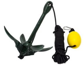 3.5 lbs Green Folding Grapnel Anchor