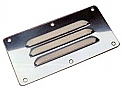 Stainless Steel Louvered Vents  2-1/2" x 5" Stainless Steel Louvered Vents  2-1/2" x 5"