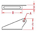 Stainless Roller Bracket, sold as a pair Stainless Roller Bracket, sold as a pair