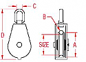 Stainless Steel Swivel Block with 1 Sheave 2 Stainless Steel Swivel Block with 1 Sheave 2