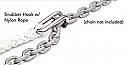 Large Anchor Chain Snubber with Nylon Rope Large Anchor Chain Snubber with Nylon Rope