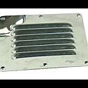 Stainless Steel Louvered Vents  4-1/2" x 5" Stainless Steel Louvered Vents  4-1/2" x 5"