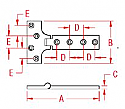 Stainless Steel Hinges, Heavy Duty T Strap Stainless Steel Hinges, Heavy Duty T Strap