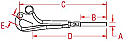Stainless Steel Hand Swage Pelican Hook 1/8" Stainless Steel Hand Swage Pelican Hook 1/8"